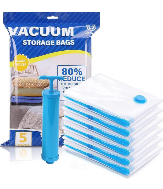 VACUUM STORAGE BAG 6PC SET