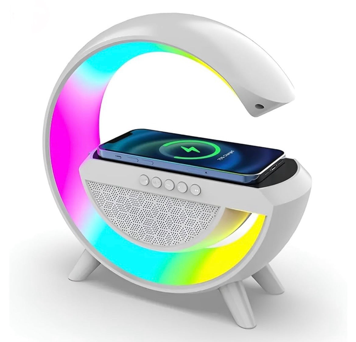 G-Shape wireless LED Lamp,Charger,Speaker